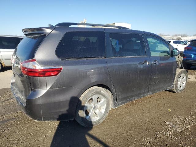 5TDKZ3DC3JS908722 - 2018 TOYOTA SIENNA LE GRAY photo 3