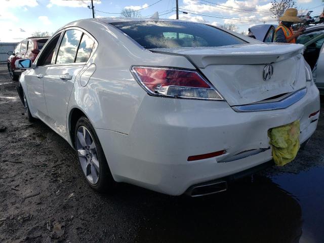 19UUA8F54DA001783 - 2013 ACURA TL TECH WHITE photo 2