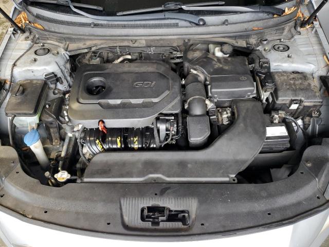 5NPE24AF6FH229207 - 2015 HYUNDAI SONATA SE SILVER photo 11