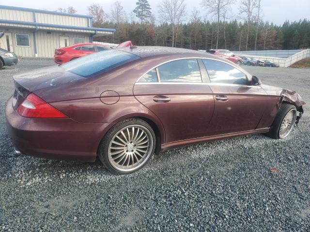 WDDDJ72X87A101198 - 2007 MERCEDES-BENZ CLS 550 BURGUNDY photo 3