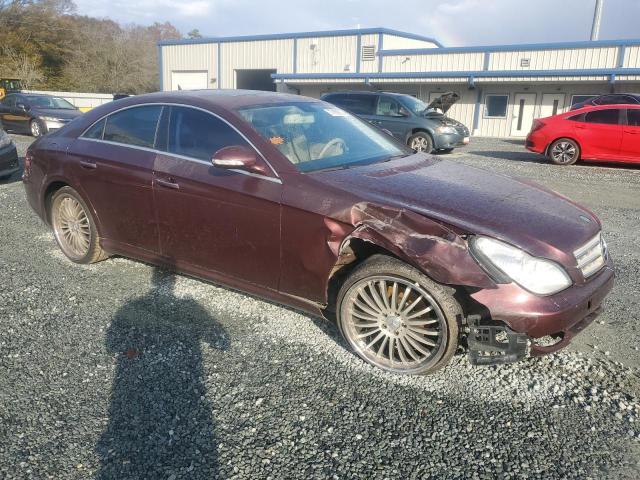 WDDDJ72X87A101198 - 2007 MERCEDES-BENZ CLS 550 BURGUNDY photo 4