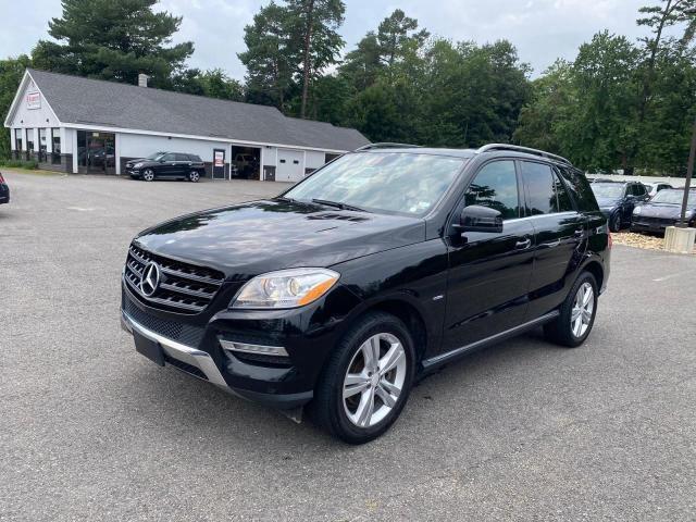 4JGDA5HB5CA029747 - 2012 MERCEDES-BENZ ML 350 4MATIC BLACK photo 1