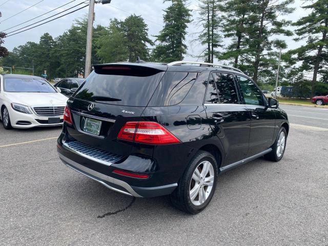 4JGDA5HB5CA029747 - 2012 MERCEDES-BENZ ML 350 4MATIC BLACK photo 3