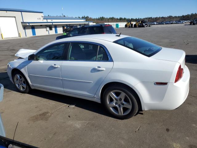 1G1ZB5EB1A4118411 - 2010 CHEVROLET MALIBU LS WHITE photo 2