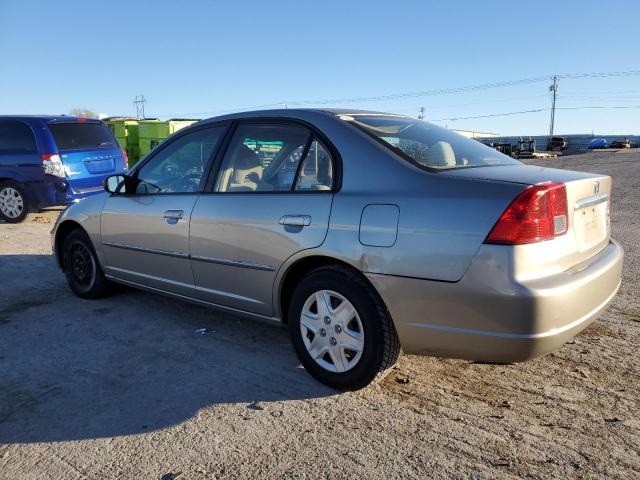 2HGES16563H569588 - 2003 HONDA CIVIC LX BEIGE photo 2