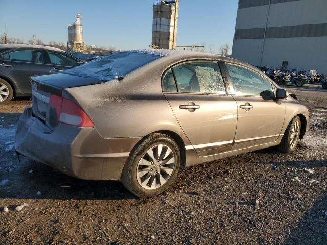 1HGFA16979L004952 - 2009 HONDA CIVIC EXL SILVER photo 3