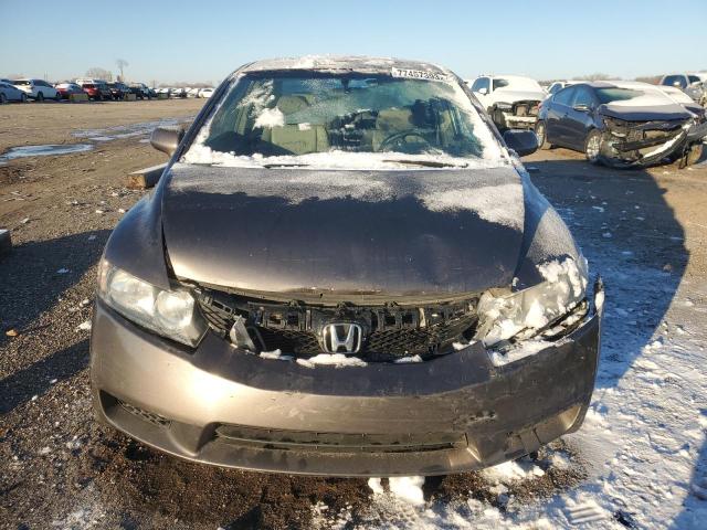 1HGFA16979L004952 - 2009 HONDA CIVIC EXL SILVER photo 5