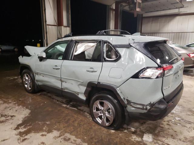 2T3P1RFV8NW309236 - 2022 TOYOTA RAV4 XLE TEAL photo 2