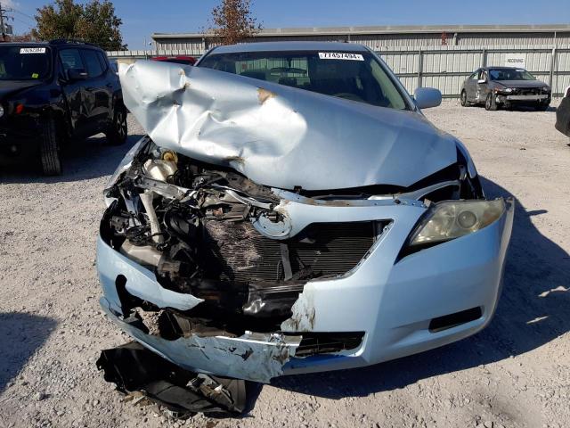 4T1BE46K28U754298 - 2008 TOYOTA CAMRY CE BLUE photo 5