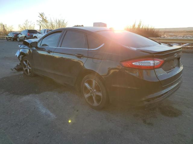 3FA6P0HDXER135724 - 2014 FORD FUSION SE BLACK photo 2