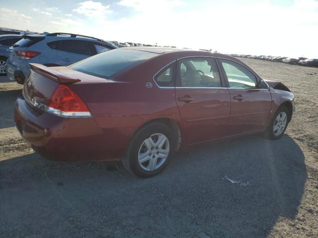 2G1WB55K669140122 - 2006 CHEVROLET IMPALA LS RED photo 3