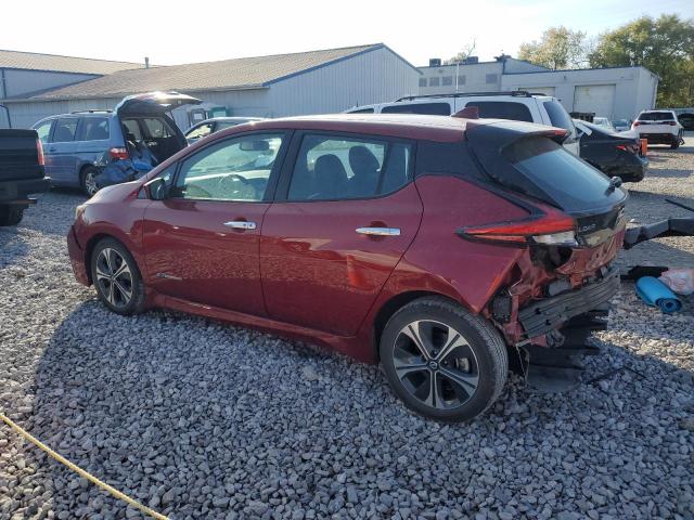 1N4AZ1CP3JC303336 - 2018 NISSAN LEAF S RED photo 2