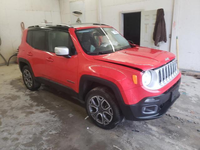 ZACCJBDT1GPD31488 - 2016 JEEP RENEGADE LIMITED RED photo 4