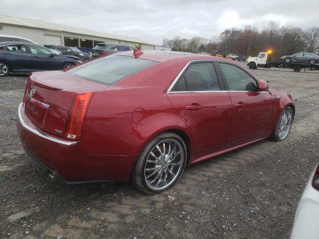 1G6DS5EV7A0142136 - 2010 CADILLAC CTS PREMIUM COLLECTION MAROON photo 3