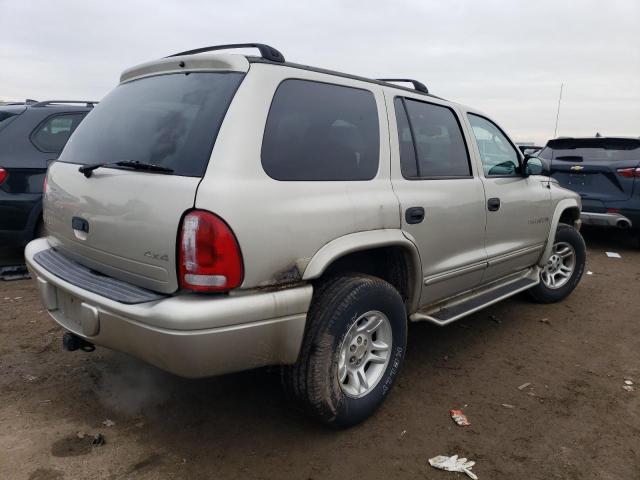 1B4HS28N41F592149 - 2001 DODGE DURANGO TAN photo 3