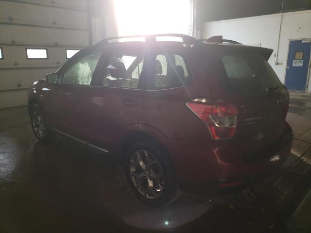 JF2SJAXC4GH453563 - 2016 SUBARU FORESTER 2.5I TOURING RED photo 2