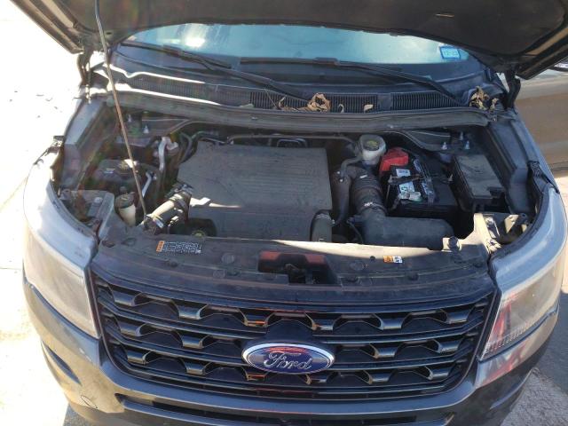 1FM5K8GTXHGE02640 - 2017 FORD EXPLORER SPORT GRAY photo 12