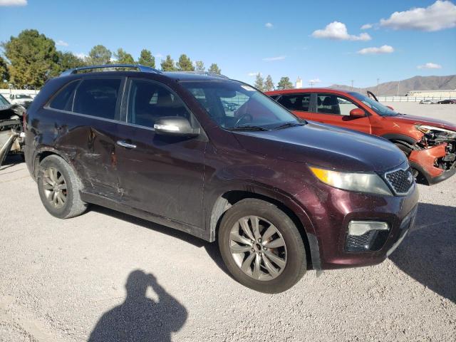 5XYKW4A23DG389909 - 2013 KIA SORENTO SX BURGUNDY photo 4