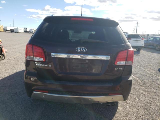 5XYKW4A23DG389909 - 2013 KIA SORENTO SX BURGUNDY photo 6