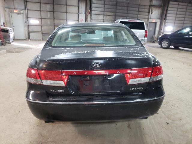 KMHFC46F36A132026 - 2006 HYUNDAI AZERA SE BLACK photo 6