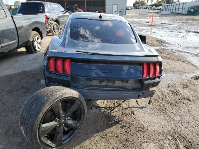 1FA6P8CFXM5127809 - 2021 FORD MUSTANG GT GRAY photo 6