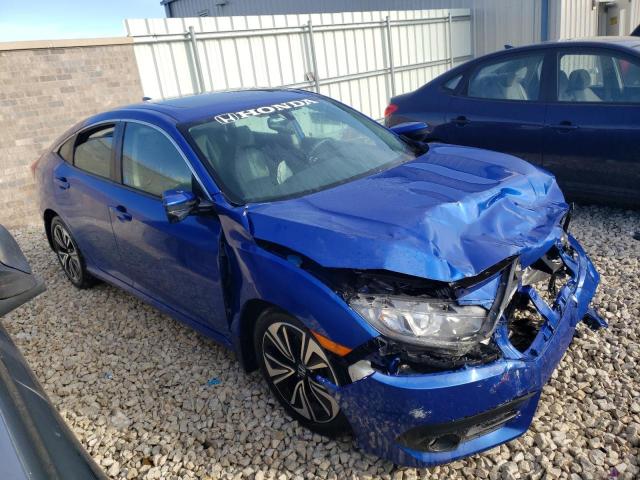 2HGFC1F74GH648749 - 2016 HONDA CIVIC EXL BLUE photo 4