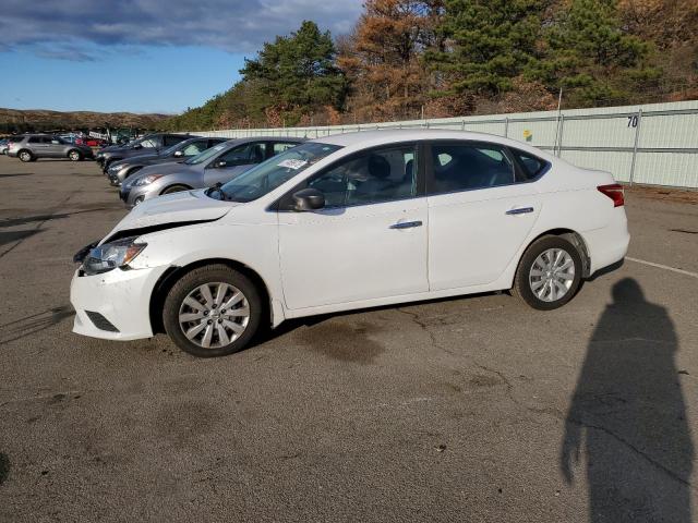 3N1AB7AP3GL677076 - 2016 NISSAN SENTRA S WHITE photo 1