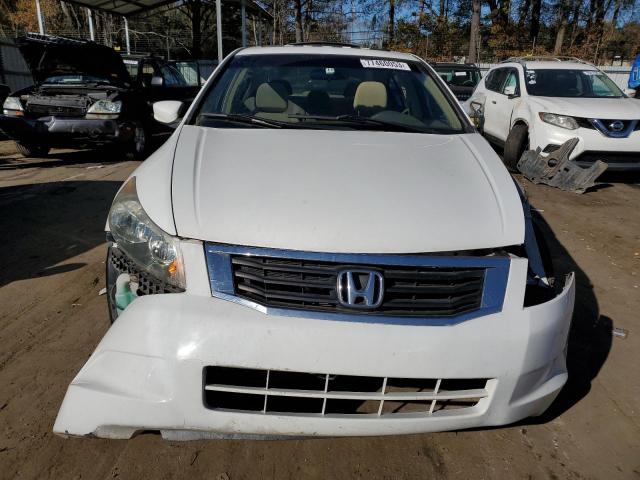 1HGCP26788A091793 - 2008 HONDA ACCORD EX WHITE photo 5