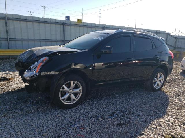 JN8AS58VX9W445128 - 2009 NISSAN ROGUE S BLACK photo 1