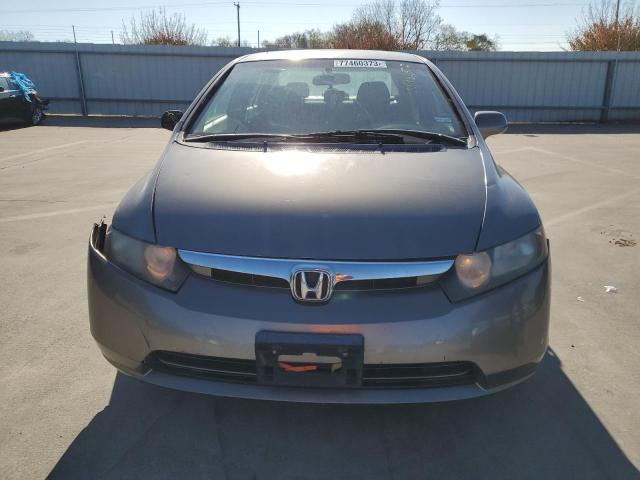 2HGFA16568H341038 - 2008 HONDA CIVIC LX GRAY photo 5