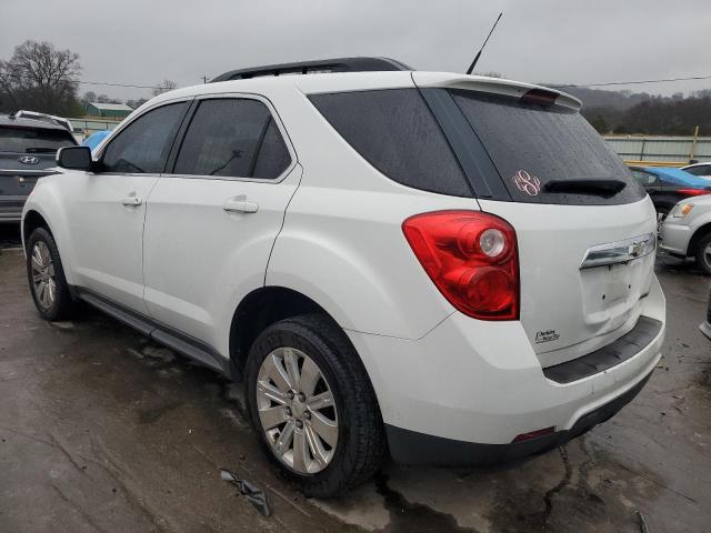 2GNALPEC7B1245027 - 2011 CHEVROLET EQUINOX LT WHITE photo 2