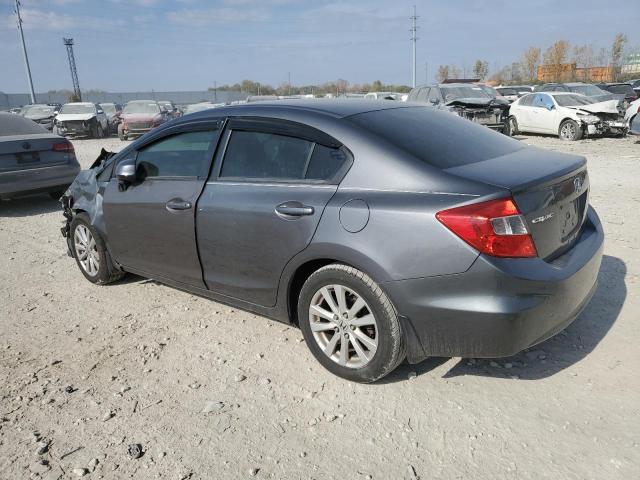 19XFB2F99CE028283 - 2012 HONDA CIVIC EXL 灰色 照片 2