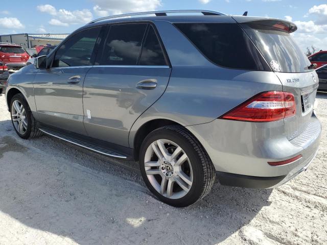 4JGDA0EB7FA558483 - 2015 MERCEDES-BENZ ML 250 BLUETEC GRAY photo 2