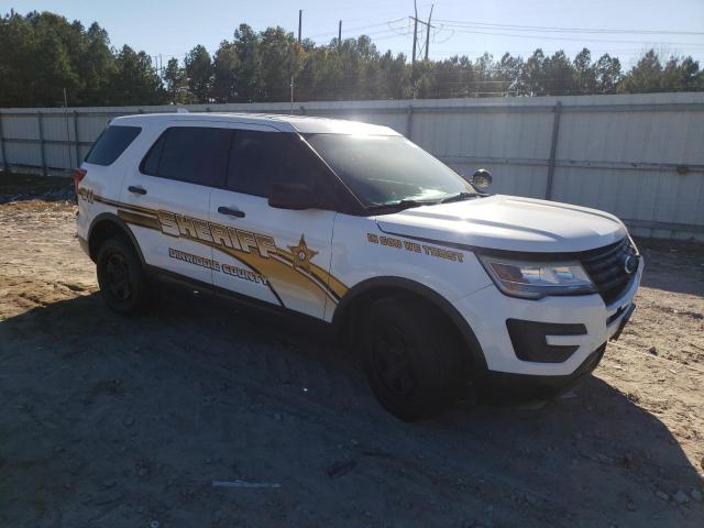 1FM5K8AR4HGC57317 - 2017 FORD EXPLORER POLICE INTERCEPTOR WHITE photo 4