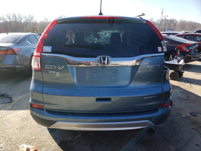 5J6RM4H94FL035700 - 2015 HONDA CR-V TOURING TEAL photo 6