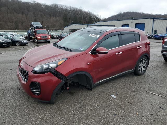 KNDPRCA62H7129014 - 2017 KIA SPORTAGE SX RED photo 1