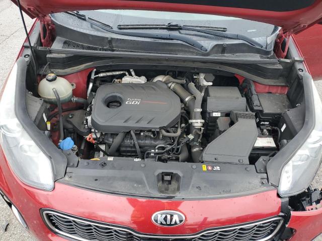 KNDPRCA62H7129014 - 2017 KIA SPORTAGE SX RED photo 12