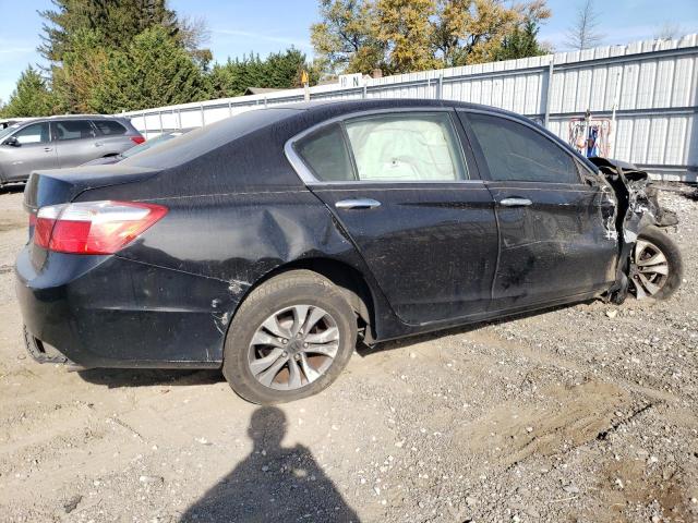 1HGCR2F34EA289645 - 2014 HONDA ACCORD LX BLACK photo 3