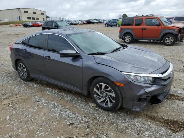 2HGFC2F75HH573647 - 2017 HONDA CIVIC EX GRAY photo 4