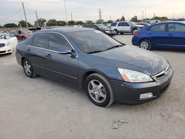 JHMCN364X6C003374 - 2006 HONDA ACCORD HYBRID GRAY photo 4