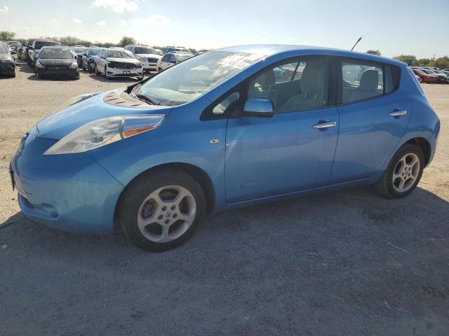 JN1AZ0CP0BT009398 - 2011 NISSAN LEAF SV BLUE photo 1