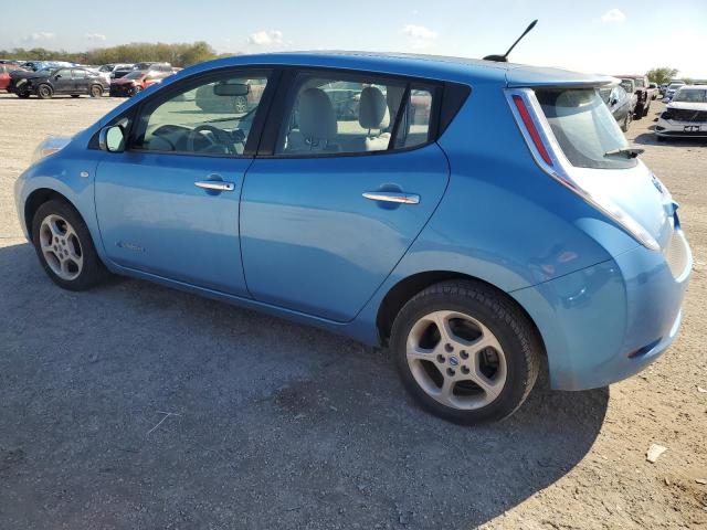 JN1AZ0CP0BT009398 - 2011 NISSAN LEAF SV BLUE photo 2