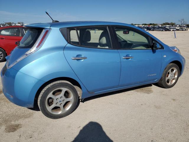 JN1AZ0CP0BT009398 - 2011 NISSAN LEAF SV BLUE photo 3