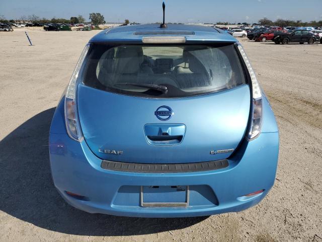 JN1AZ0CP0BT009398 - 2011 NISSAN LEAF SV BLUE photo 6