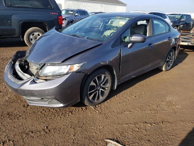 19XFB2F81FE038494 - 2015 HONDA CIVIC EX GRAY photo 1