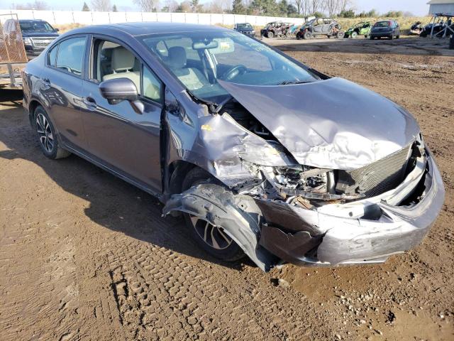 19XFB2F81FE038494 - 2015 HONDA CIVIC EX GRAY photo 4