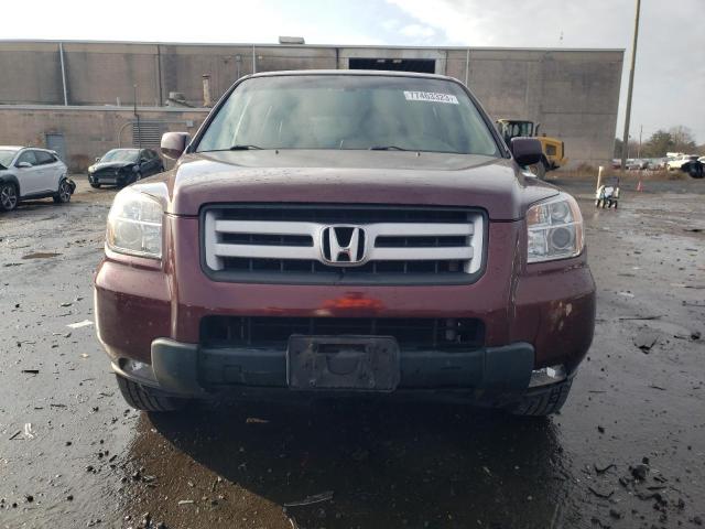 5FNYF18537B009813 - 2007 HONDA PILOT EXL MAROON photo 5