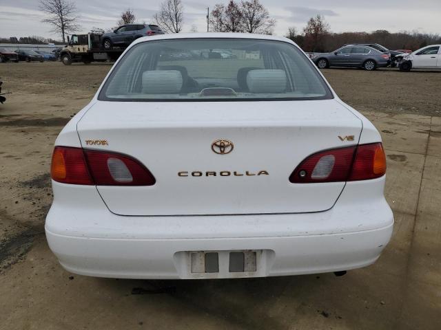 2T1BR12E1YC285886 - 2000 TOYOTA COROLLA VE WHITE photo 6