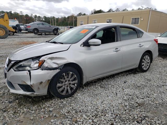 3N1AB7AP6HL638807 - 2017 NISSAN SENTRA S SILVER photo 1