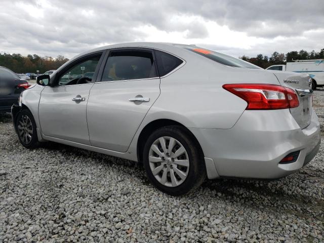 3N1AB7AP6HL638807 - 2017 NISSAN SENTRA S SILVER photo 2